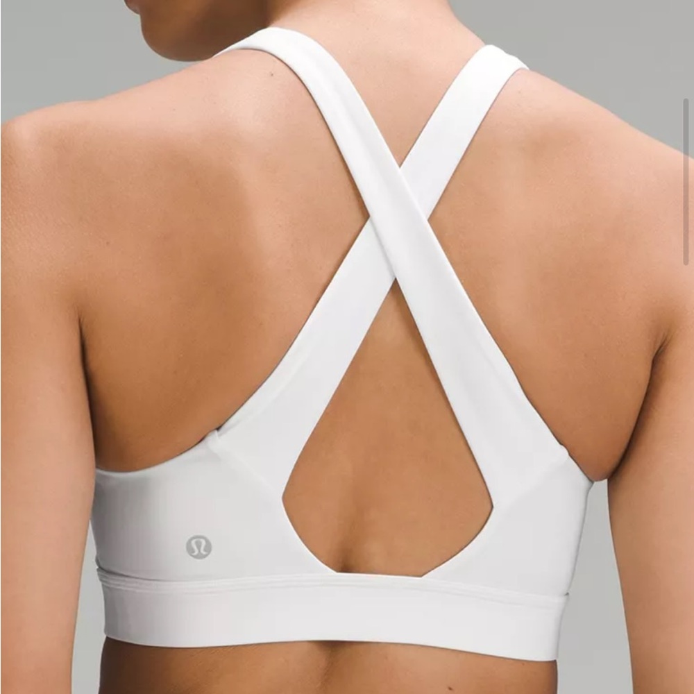 Lululemon Athletica White Sports Bra Size 6